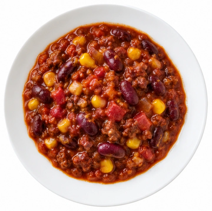 Chili vor weißem Hintergrund.